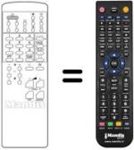 Replacement remote control REMCON654