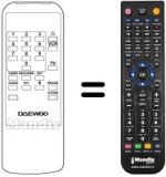 Replacement remote control REMCON434