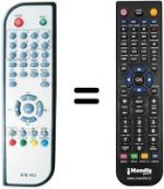 Replacement remote control Akai AK-DVB20