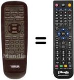 Replacement remote control Yamaha NX703130