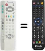 Replacement remote control Panasonic FX28PS10F