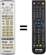 Replacement remote control Panasonic TX-32LX1F