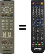 Replacement remote control Panasonic TX-32LX6F