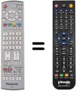 Replacement remote control Panasonic TH-42PA60E