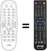 Replacement remote control Sinudyne RAP14400