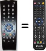 Replacement remote control Grundig 32-3820