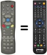 Replacement remote control Bluesky FS2500MHI