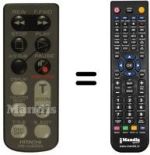 Replacement remote control Hitachi HL10421