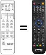 Replacement remote control Thomson 70MXC96L