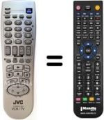 Replacement remote control JVC HR-J673