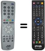 Replacement remote control JVC RM-C1514
