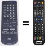 Replacement remote control JVC RM-C9952