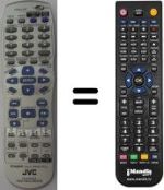 Replacement remote control JVC RM-SDR002E