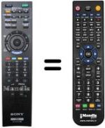 Replacement remote control Sony KDL-40HX700