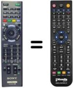 Replacement remote control REMCON181