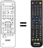 Replacement remote control REMCON368