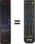 Replacement remote control Kenwood RCR0518