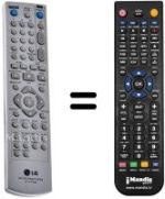 Replacement remote control LG 6711R1P090S