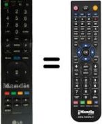 Replacement remote control LG AKB72915251