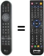 Replacement remote control LG 6710T00003G