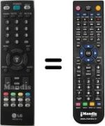 Replacement remote control LG AKB33871410