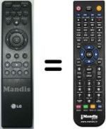 Replacement remote control LG AKB35960102