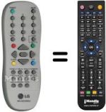 Replacement remote control LG MKJ30036802