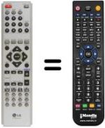 Replacement remote control REMCON1249