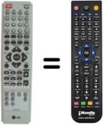 Replacement remote control LG 6710CDAT05G