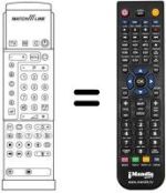 Replacement remote control Philips 25PT912B