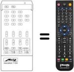 Replacement remote control Metz MECATRON 7204