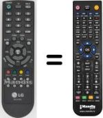 Replacement remote control LG 22LS4R