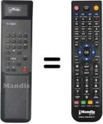Replacement remote control Metz 6343