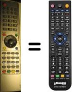 Replacement remote control NordMende N4204PD