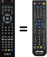 Replacement remote control Oki B16F-LED1