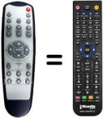 Replacement remote control Optoma WJF7923