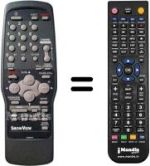 Replacement remote control Orion 07660BM070