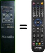 Replacement remote control RC57