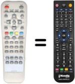 Replacement remote control Daewoo PDP42NESI-T1
