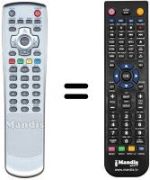 Replacement remote control REMCON873