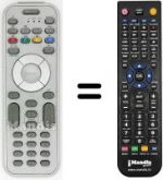 Replacement remote control Philips 17PF9946 / 12