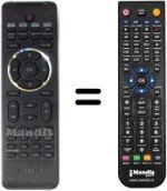 Replacement remote control Philips DCM580/12