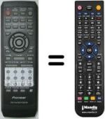 Replacement remote control VXX2700