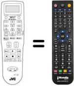 Replacement remote control JVC PQ21831D