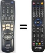Replacement remote control JVC PQ21953U
