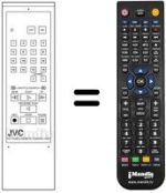 Replacement remote control JVC PU11099Q