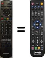 Replacement remote control Panasonic TH-42PY800P