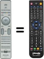 Replacement remote control Philips 42PFL9900D-10-TV