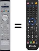 Replacement remote control Philips 50PF9967D / 10