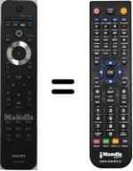Replacement remote control Philips 42PFL7404H / 12
